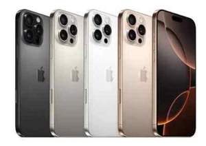 Apple iPhone 16 Pro Max, 256 GB, Titanio - Desbloqueado - Versión E SIM - Bueno - Imagen 1 de 9