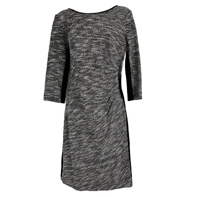 Платье-футляр женское Anne Klein маленькое с длинным рукавом длина до колена собранное в рюш трикотажное с подкладкой - Изображение 1 из 4