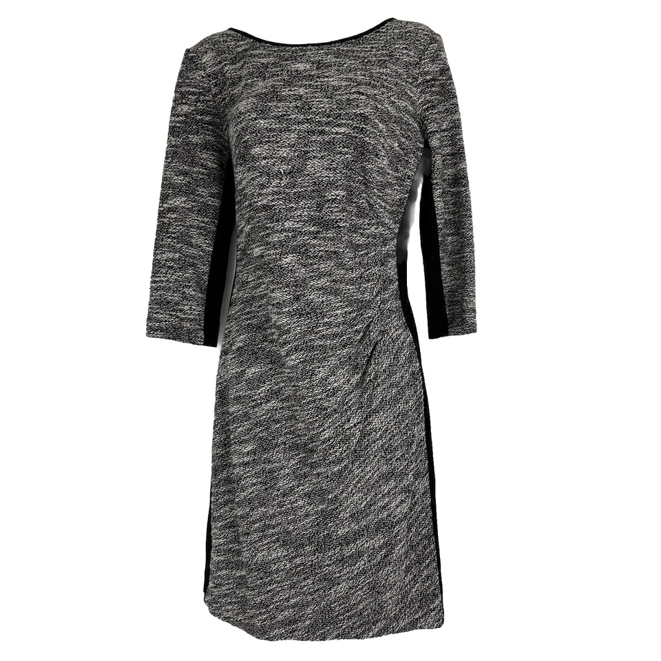 Vestido Vaina Anne Klein Para Mujer Pequeño Manga Larga Hasta la Rodilla Acanalado Tejido Forrado Foto 1 de 4