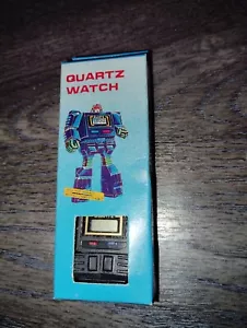 Transformers Watch Scorpia Quartz Robot LUZEM nie TESTOWANY! Vintage niebieski lub czarny - Zdjęcie 1 z 8