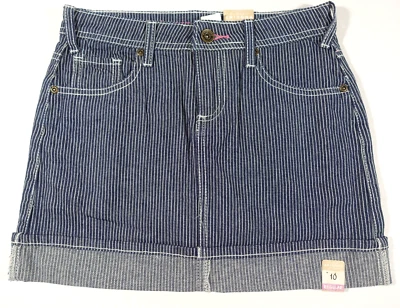 Arizona Jeans Skort Girls Size 10 Striped Adjustable Waistband NWT - Image 1 of 4