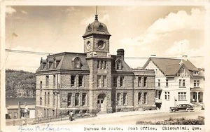 Tarjeta postal J9/Chicoutimi Quebec Canadá RPPC c1920s Bureau de Poste 242 - Imagen 1 de 4