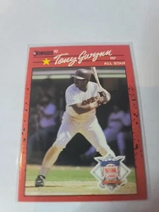 1990 Donruss Tony Gwynn #705 ERROR Card No Period after Inc - San Diego Padres - Picture 1 of 3