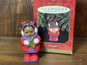 Hallmark Keepsake Collectible Ornament 1997 Snowgirl - Picture 1 of 4