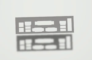 Gigabyte GA-7NNXP, bouclier d'E/S, imprimé en 3D, plaque arrière d'E/S - Photo 1/6