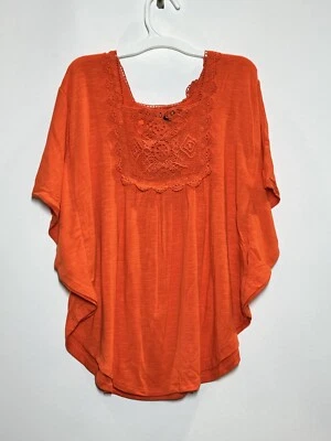 Girls' Short Sleeve Knit Embroidered Blouse - Art Class Cherry Tomato XS (4/5) - Image 1 of 2