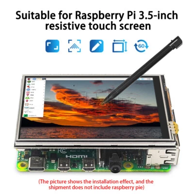 3,5 Zoll Touchscreen 125MHz SPI LCD Display Lüfter für Raspberry Pi 4B/3B/Zero Neu - Bild 1 von 4