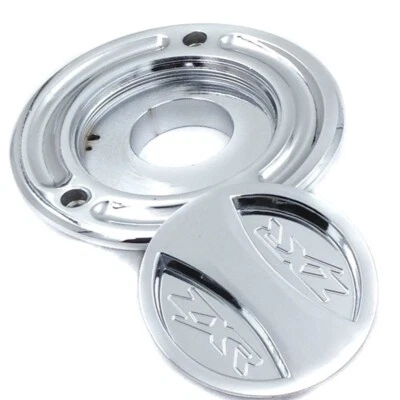 Tapa de gasolina cromada sin llave del tanque de combustible para Kawasaki ZZR1200 ZRX1200R ZX6RR ZZR600 Foto 1 de 4