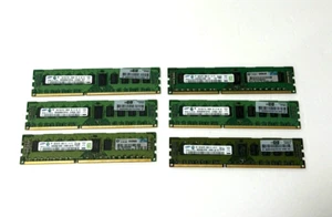 Samsung 12GB (6 x 2GB) 2Rx8 PC3-10600R RDIMM DDR3 ECC Server Memory RAM - Picture 1 of 3