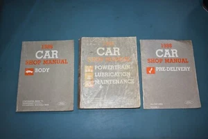 1986 Ford Mustang Mercury Capri Lincoln Mark VII Thunderbird Service Shop Manual - Bild 1 von 24