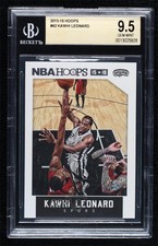2015-16 Panini NBA Hoops Kawhi Leonard #42 BGS 9.5 GEM MINT