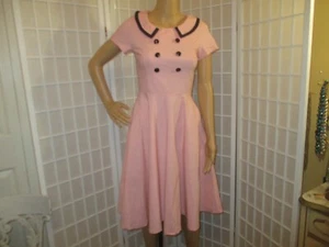 Gown Town 1950's inspired stretch swing dress - Picture 1 of 13