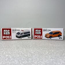 Tomy Taito Pocket Cars #P053 Nissan NV350 Caravan & #P054 Nissan X-Trail