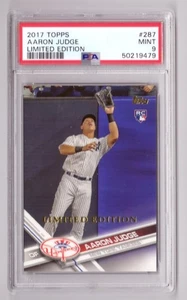 2017 Topps Edición Limitada (Tiffany) #287 Aaron Judge RC PSA 9 New York Yankees  - Imagen 1 de 5