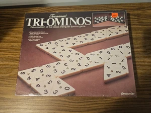 NEW SEALED 1986 Tournament Triominos Board Game Pressman Tri Ominos NIB - Picture 1 of 5