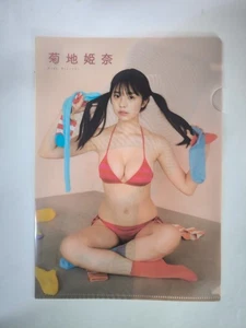 HINA KIKUCHI Japan Sexy idol clear file folder Young Champion size 7*10 in 2023 - Picture 1 of 6
