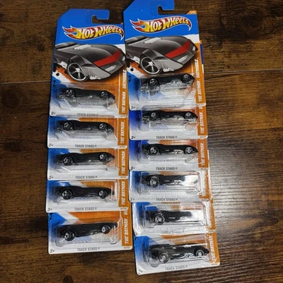 Lot Of 11 Hot Wheels Track Stars The Batman Batmobile Car, Sealed 2011 66/244 - Image 1 of 4