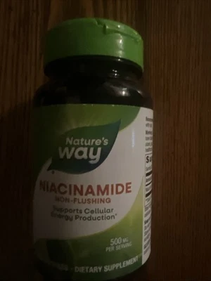 Nature's Way Niacinamida, Sin Enjuague 500mg/100 Cápsulas Exp. 31/05/27 Foto 1 de 4