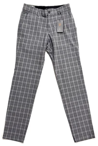 Kjus Golf Pants Mens Size 30X32 Tailored Fit Ike Plaid Texture Gray - Picture 1 of 16