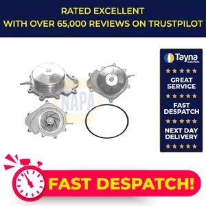 Water Pump fits MERCEDES Coolant NAPA 6512000200 6512000300 6512007701 Quality - Picture 1 of 8