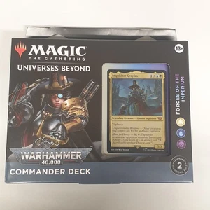 Mazo Forces of the Imperium Magic The Gathering Esper Commander Warhammer 40K Greyfax SELLADO - Imagen 1 de 2