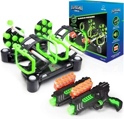 USA Toyz Astroshot Gyro - GX Glow i the dark Shooting Games for Kids - Nerf - Image 1 of 4
