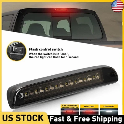 LED Third 3rd Brake Light Smoked Black For 99-16 Ford F250 F350 Super Duty Carg - Image 1 of 4