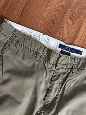 Polo Ralph Lauren Quin Boyfriend Chino Verde Oliva Informal Caqui Pantalones 6 Algodón Foto 1 de 4