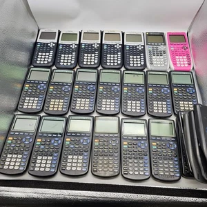 Lot of 23 TI-84 Plus / Silver Editon TI-83 / 83 Plus - For PARTS / Repair Only - Picture 1 of 19