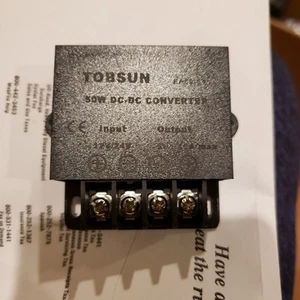 Regulador reductor de voltaje Tobsun DC convertidor reductor Buck 50W 12/24V 5V/10A - Imagen 1 de 1