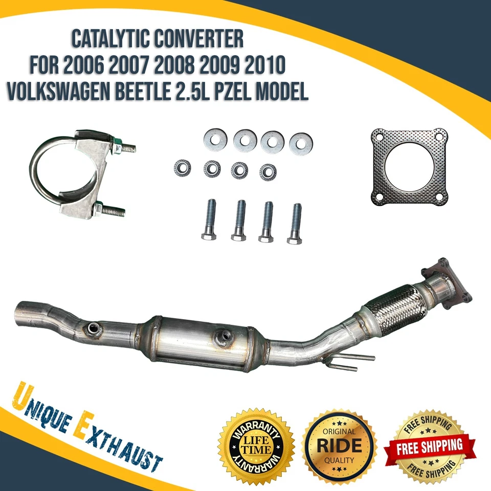 Convertidor catalítico para Volkswagen Beetle 2006-2010 modelo PZEL 2,5 L Foto 1 de 4