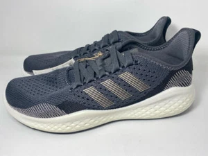 adidas Women's Fluidflow 2.0 Running Shoe, Black/Champagne Metallic/Grey, 8.5 - Picture 1 of 5