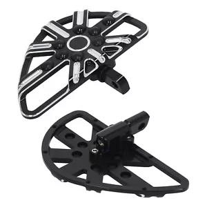Wide Motorcycle Footpegs Floorboard for Harley Road Glide Ultra/Street Glide - Picture 1 of 11