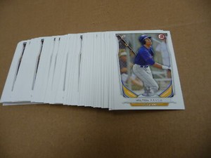 2014 Bowman DRAFT PICKS BASE MILTON RAMOS LOT OF 76 CARDS METS #DP84