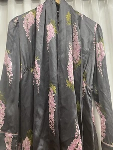 La Perla NWT $1695 Silk Dressing Gown Size 42 Made In Italy - Picture 1 of 14