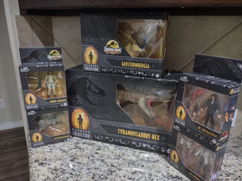 Jurassic World Hammond Collection LOT T-Rex, Pachycephalosaurus, ETC NIB Cover