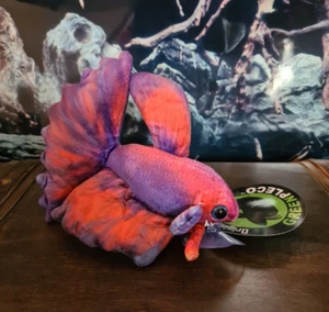 GreenPleco Kuscheltier Plushie "Kampffisch" Betta Uva Aquarium Deko - Bild 1 von 1
