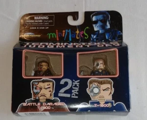 Minimates Terminator 2 Judgement Day Battle dañado T-800 y T-1000 (2009) NUEVO. - Imagen 1 de 6