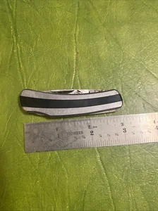 Vintage Klein Tools  Folding Pocket Knife Japan Rosewood Insert - Picture 1 of 9