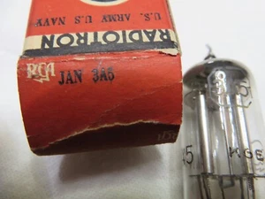 Radio tube 3A5 RCA US army 1943 NOS - Picture 1 of 2