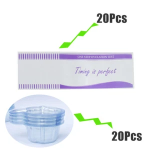 20x Urine Ovulation Self Test Strips Predictor Fertility Stick LH Pregnancy Test - Picture 1 of 14
