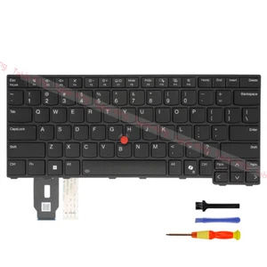 US Backlit Keyboard for Thinkpad T14 Gen5 21MC, 21MD, 21ML, 21MM 5N21M37895 - Picture 1 of 6
