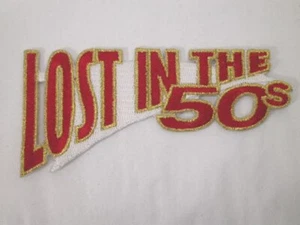 Lost in The 50's Embroidered Iron On Patch - Picture 1 of 1