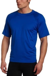 Men'S Big Extended-Size UPF 50+ Solid Rashguard Swim Shirt - Blue - Xxxxx-Large - Picture 1 of 1