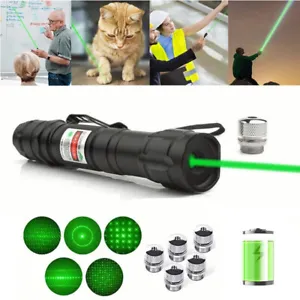 2000Miles Green Laser Pointer Pen High Power Visible Beam Light USB Rechargeable - Picture 1 of 11