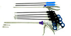 ADDLER Laparoscopic 5mmx330mm Laparoscopy Endoscopy Instruments Set of 8
