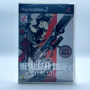Sony Playstation 2 PS2 Metal Gear Solid 2 Sons Of Liberty NEU & OVP Sealed - Picture 1 of 17