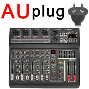 4 Channel Mono Audio Mixers 7 Band EQ 16 DSP Effect Bluetooth Mixing Console 48V - Picture 1 of 12