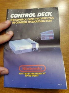 Control Deck System Booklet NES Nintendo Instruction Manual Only  - Picture 1 of 6