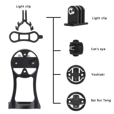 Bike GPS Extension Handlebar Mount Holder Alloy for Garmin Edge Bryton Cateye - Image 1 of 3